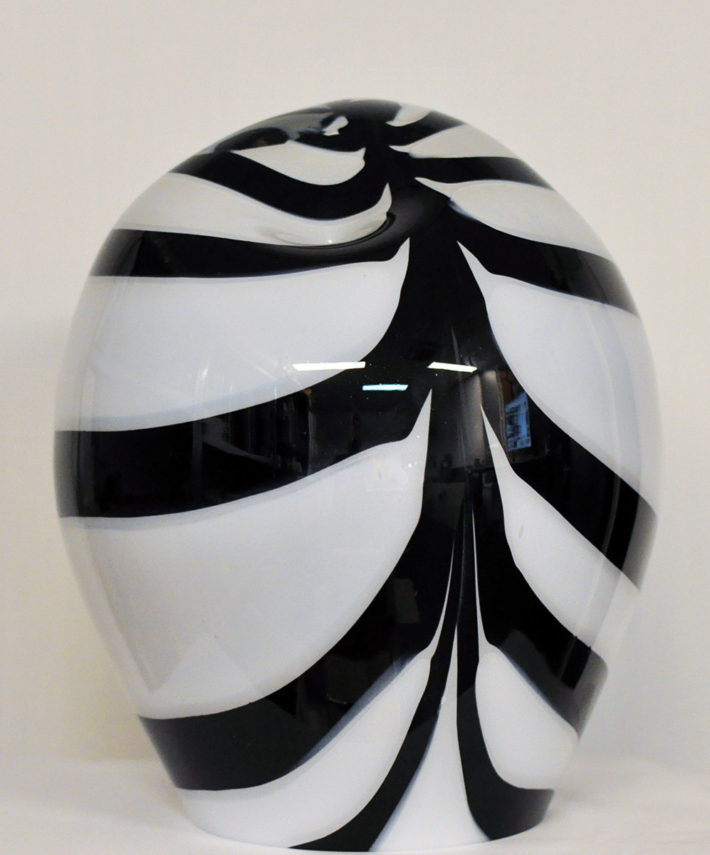 Loranto + Zebra, lamp wit-zwart, 3x deuk